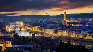 Venice, Italy during golden hour HD wallpaper